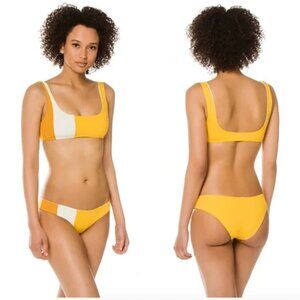 L*Space Ibiza Color Block Bikini Bottom Medium